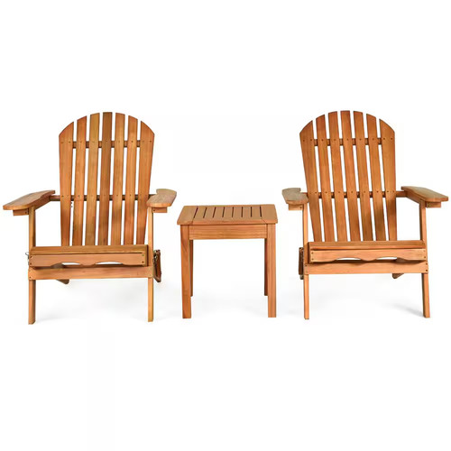 Piece wooden adirondack - 3,